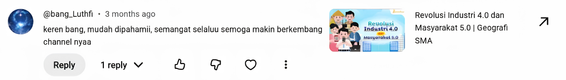 Testimonial media sosial kejarcita 18