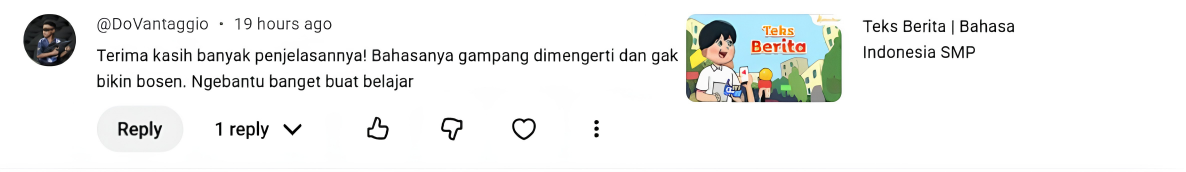Testimonial media sosial kejarcita 3