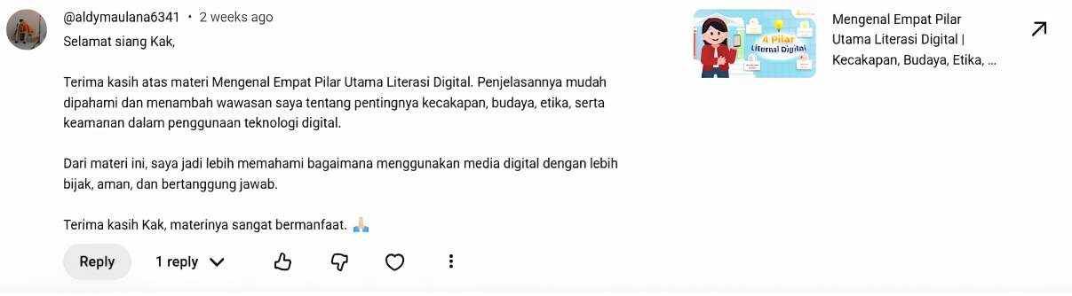 Testimonial media sosial kejarcita 5
