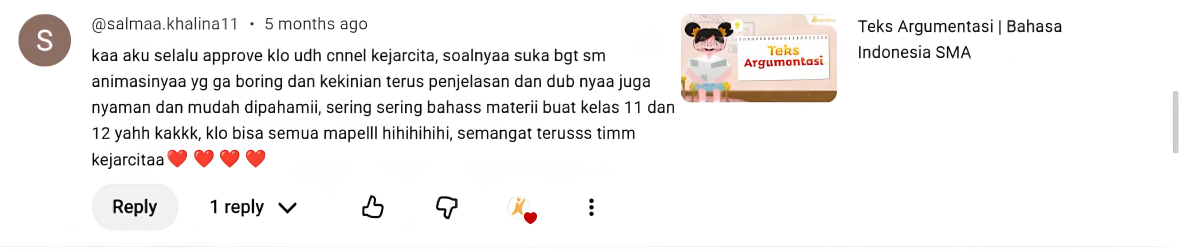 Testimonial media sosial kejarcita 6