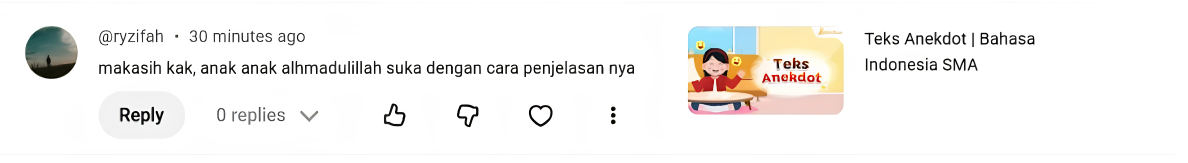 Testimonial media sosial kejarcita 8